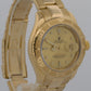 Rolex Yacht-Master 40mm CHAMPAGNE 18K Yellow Gold NO-HOLES Automatic Watch 16628
