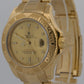 Rolex Yacht-Master 40mm CHAMPAGNE 18K Yellow Gold NO-HOLES Automatic Watch 16628