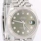 2022 PAPERS Rolex DateJust 41 GREEN DIAMOND 18K Gold 41mm JUBILEE 126334 BOX