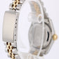 Rolex Datejust Two-Tone 18k Yellow Gold Steel Black Jubilee 26mm 69163 Watch