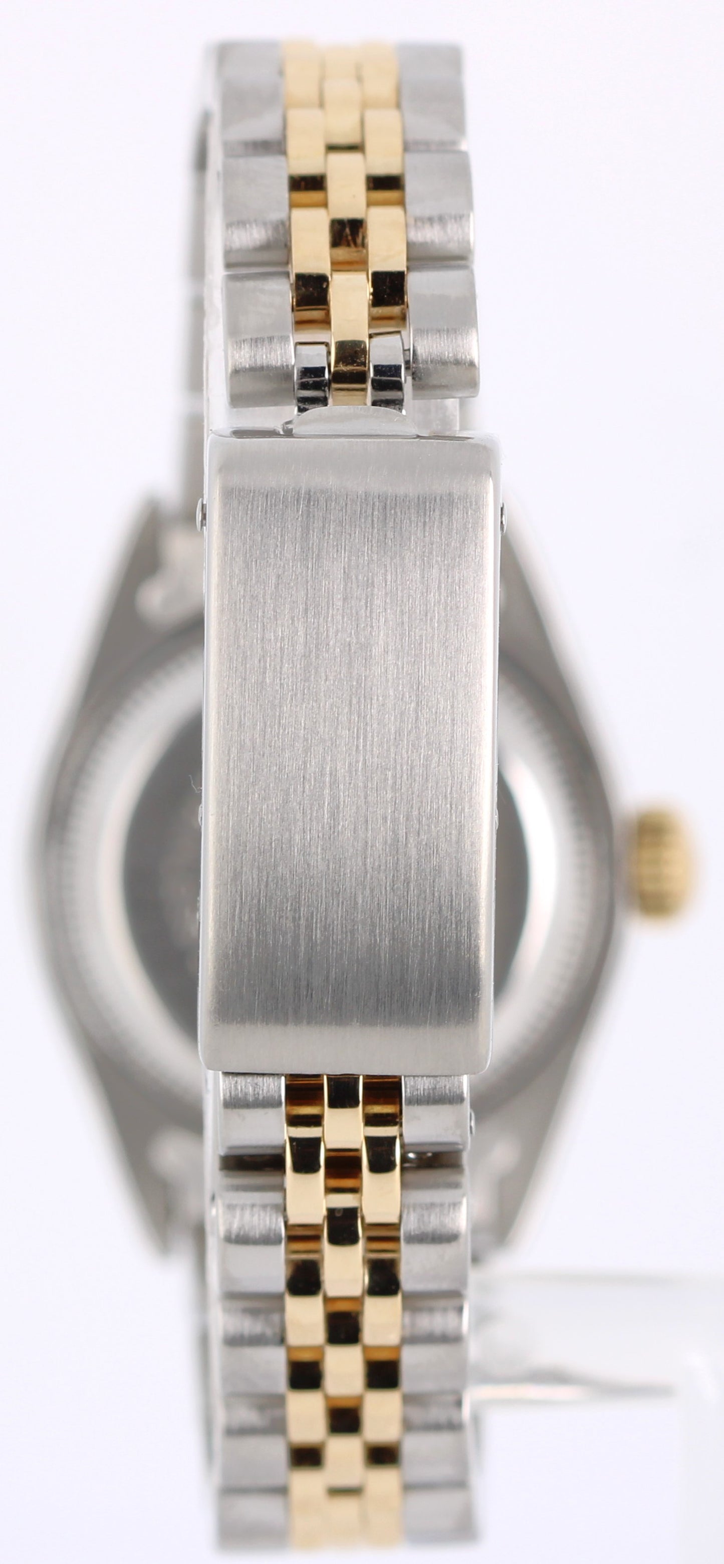 Rolex Datejust Two-Tone 18k Yellow Gold Steel Black Jubilee 26mm 69163 Watch