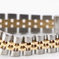 Rolex Datejust Two-Tone 18k Yellow Gold Steel Black Jubilee 26mm 69163 Watch