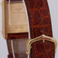 VINTAGE Cartier Tank Chinoise 18K Yellow Gold Quartz 8105 Leather 23mm x 30mm
