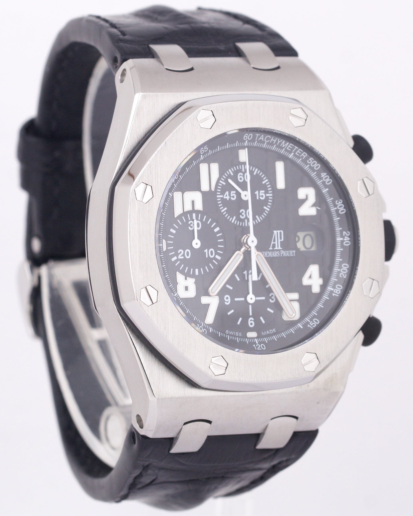 PAPERS Audemars Piguet Royal Oak Offshore BLACK THEMES Steel 42mm 26020ST BOX