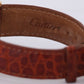 VINTAGE Cartier Tank Chinoise 18K Yellow Gold Quartz 8105 Leather 23mm x 30mm