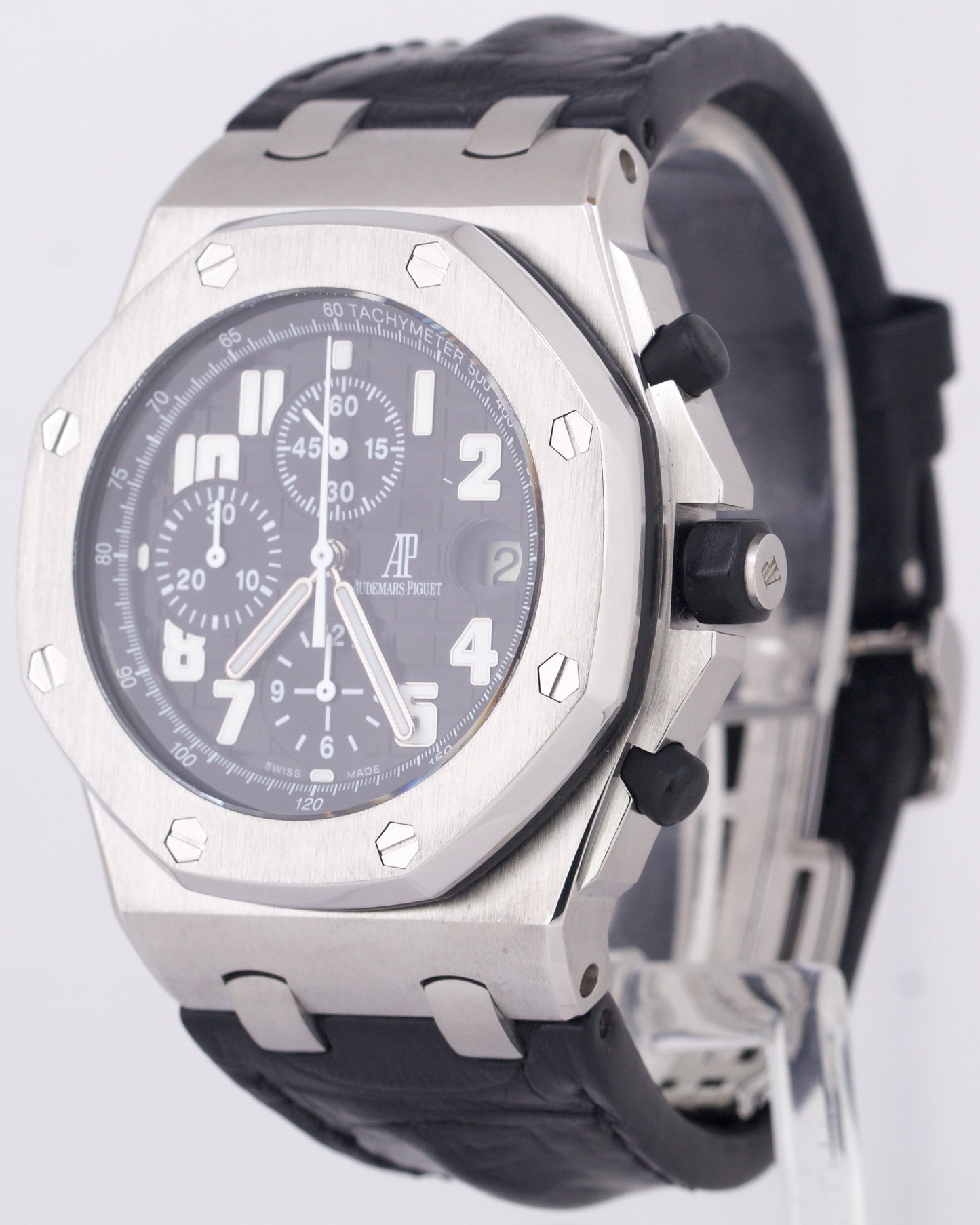 PAPERS Audemars Piguet Royal Oak Offshore BLACK THEMES Steel 42mm 26020ST BOX