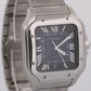 2024 PAPERS Cartier Santos 39.8mm BLUE 4072 WSSA0071 Stainless Steel Watch BOX