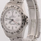 2019 RSC PAPERS Rolex Explorer II POLAR White 40mm NO-HOLES Steel 16570 BOX