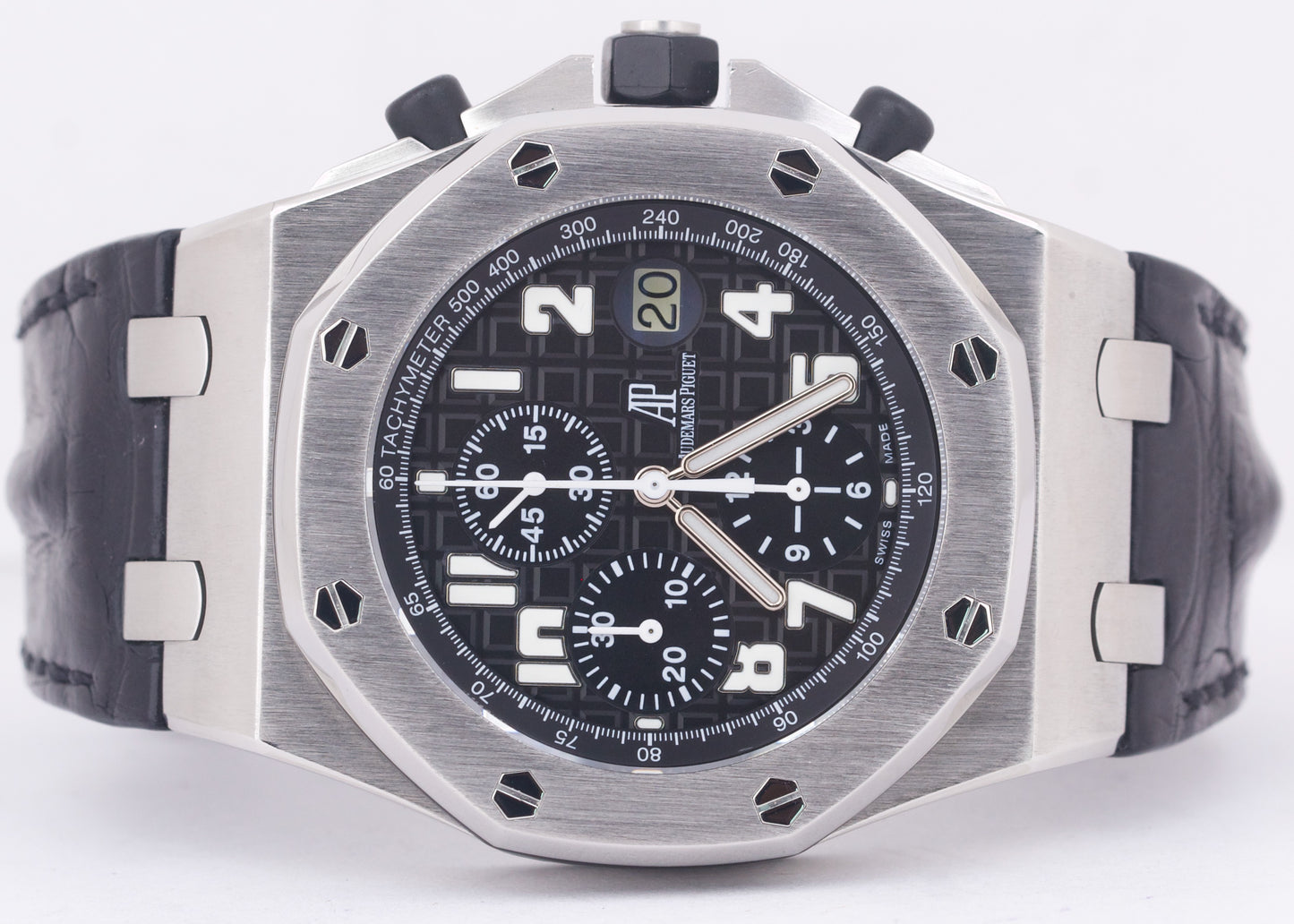 PAPERS Audemars Piguet Royal Oak Offshore BLACK THEMES Steel 42mm 26020ST BOX