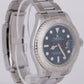 MINT 2018 Rolex Yacht-Master BLUE Platinum 40mm Stainless Steel Watch 116622