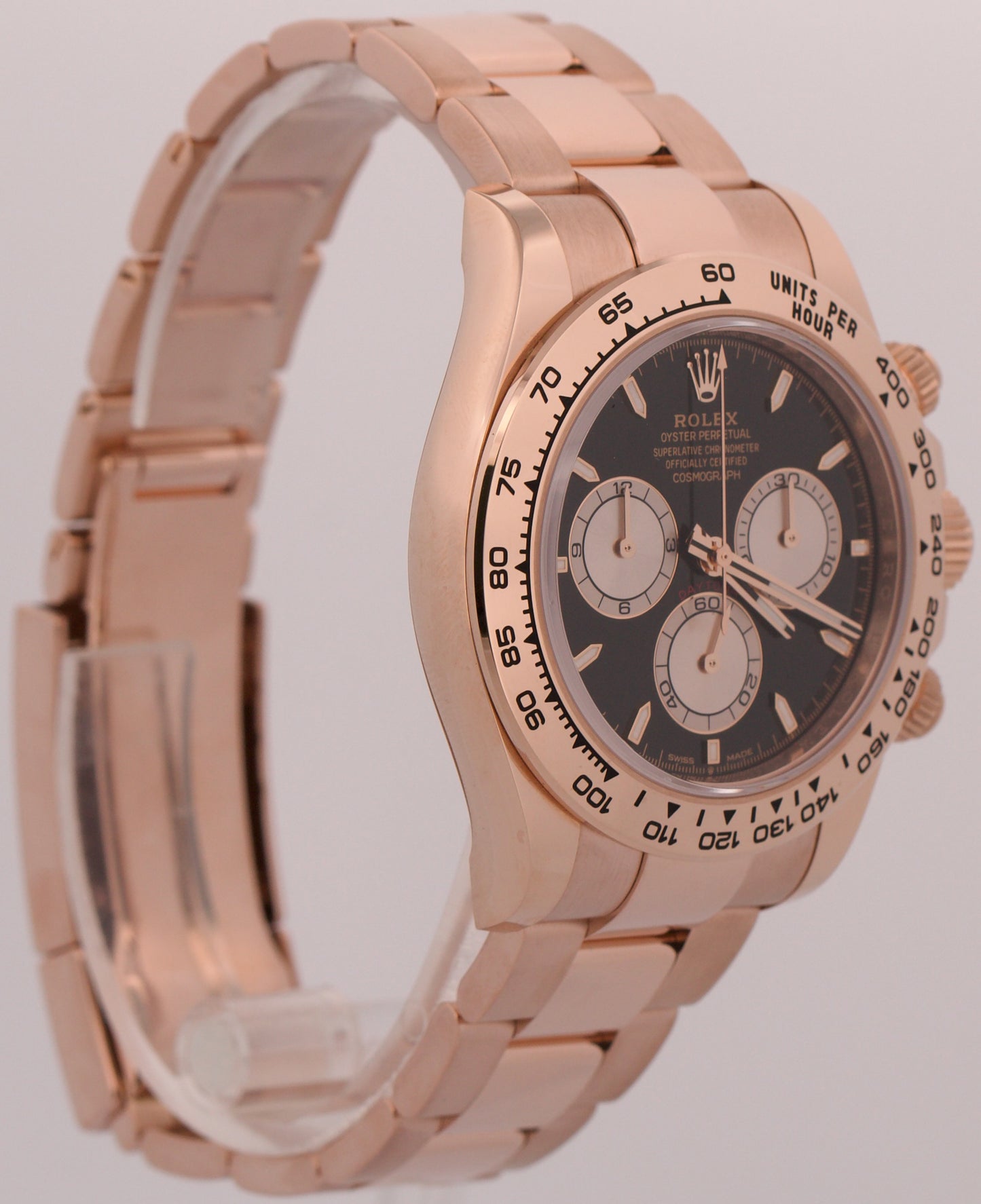 2024 PAPERS Rolex Daytona BLACK 18K Rose Gold Oyster 40mm 126505 Watch BOX