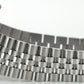 Rolex DateJust 36mm BLACK TAPESTRY Steel Engine Turned JUBILEE Watch 16030