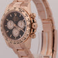 2024 PAPERS Rolex Daytona BLACK 18K Rose Gold Oyster 40mm 126505 Watch BOX
