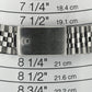 Rolex DateJust 36mm BLACK TAPESTRY Steel Engine Turned JUBILEE Watch 16030