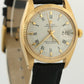 VINTAGE Rolex Oyster Perpetual Date 34mm WHITE BUCKLEY 18K Yellow Gold 1503
