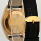 VINTAGE Rolex Oyster Perpetual Date 34mm WHITE BUCKLEY 18K Yellow Gold 1503