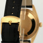 VINTAGE Rolex Oyster Perpetual Date 34mm WHITE BUCKLEY 18K Yellow Gold 1503