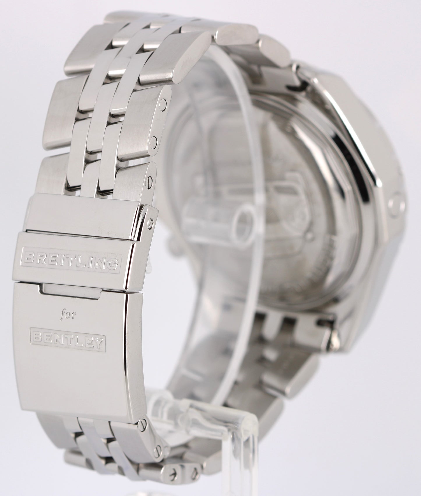 Breitling for Bentley Continental GT Day-Date Steel Black 44mm A13363 Watch