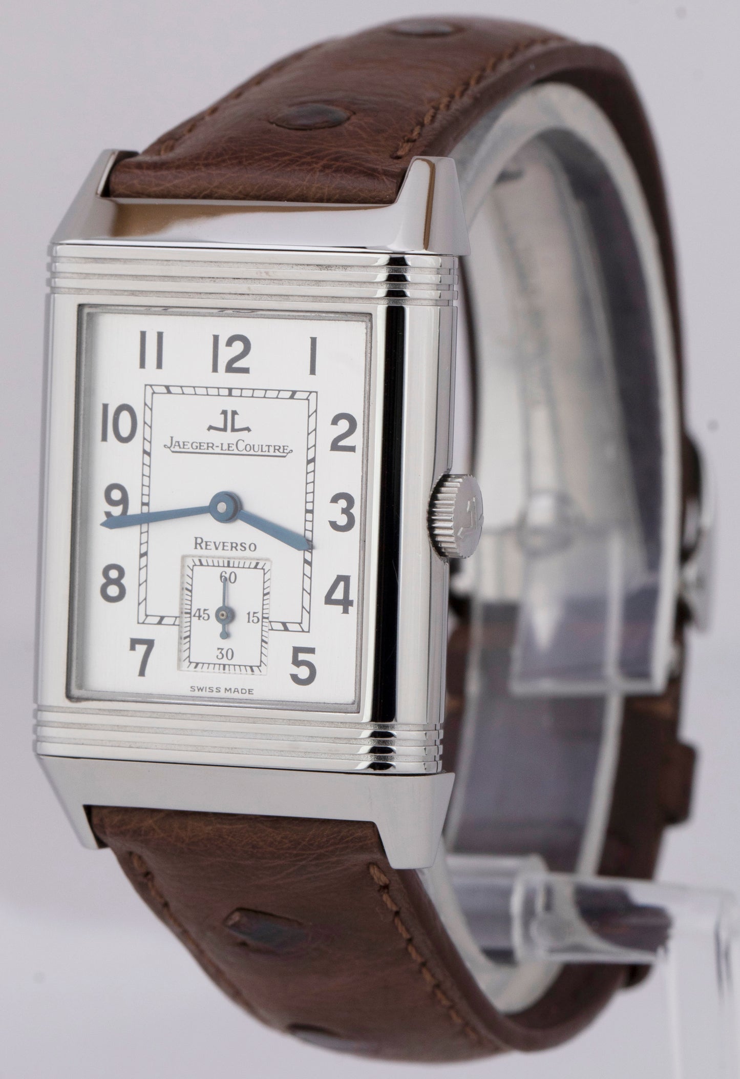 Jaeger LeCoultre JLC Reverso Grand Taille Stainless Steel Watch 42mm 270.8.62