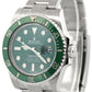 Rolex Submariner Date HULK Green 40mm Ceramic Stainless Steel 116610 LV Watch