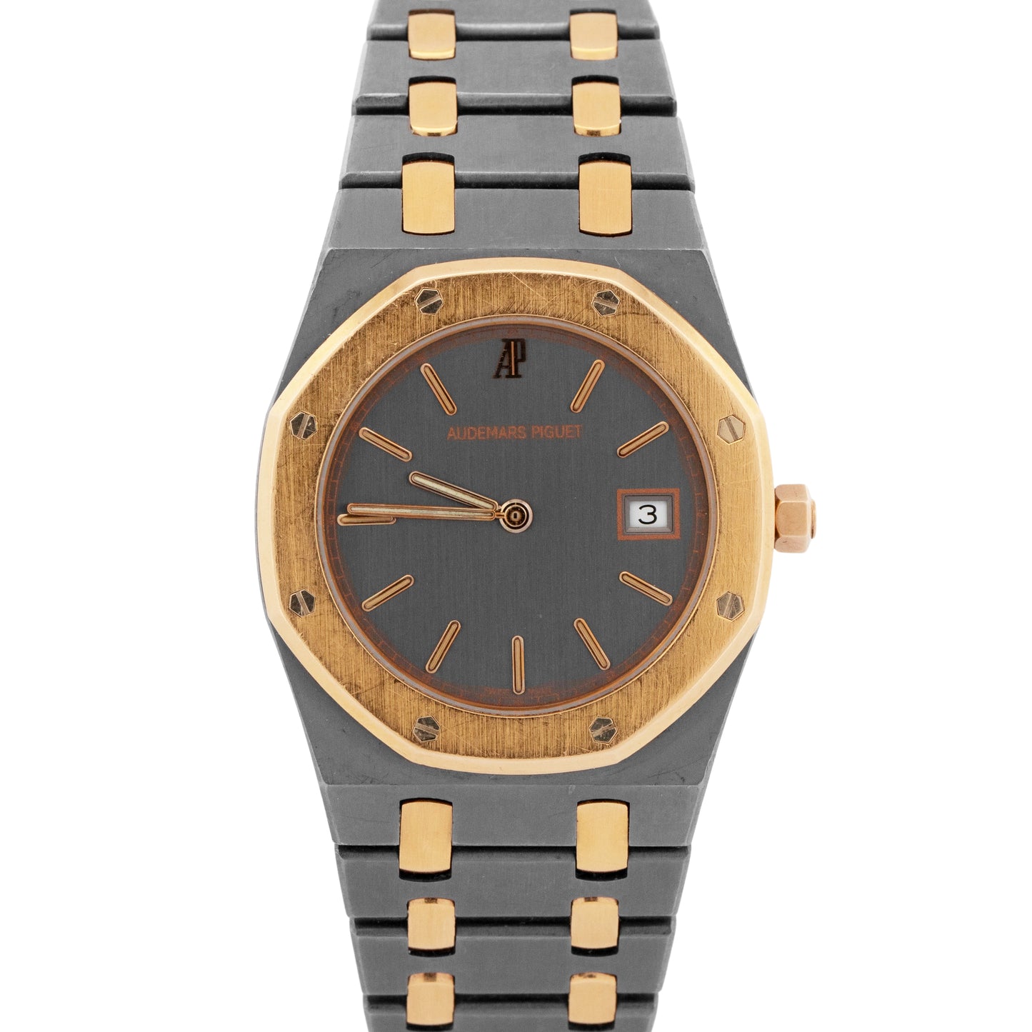 Audemars Piguet Royal Oak GRAY TANTALUM 18K Rose Gold Quartz 33mm 56175TR Watch