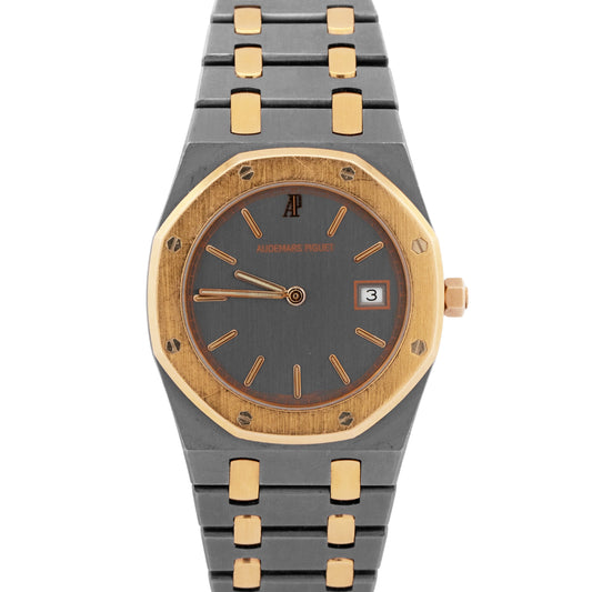 Audemars Piguet Royal Oak GRAY TANTALUM 18K Rose Gold Quartz 33mm 56175TR Watch