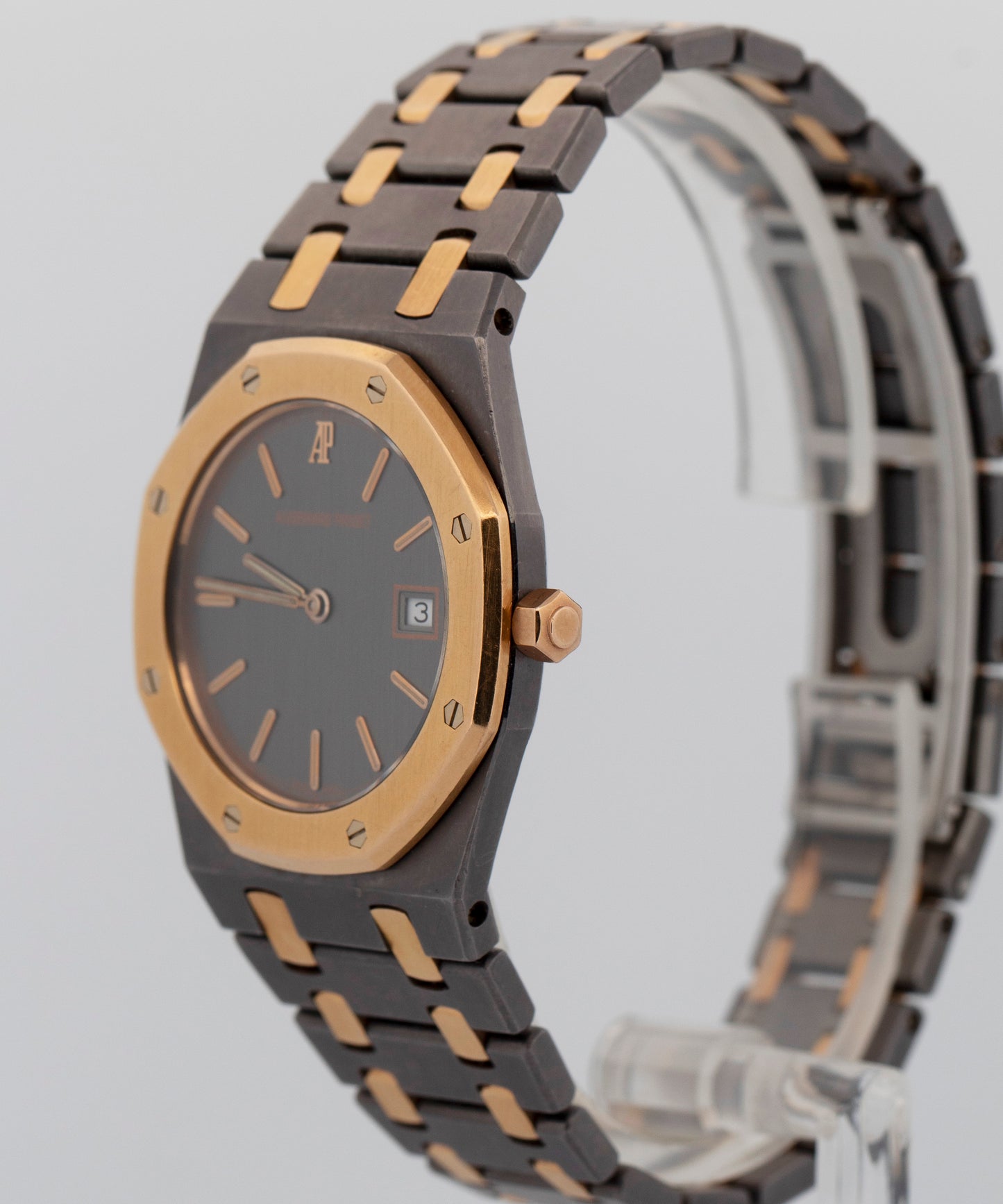 Audemars Piguet Royal Oak GRAY TANTALUM 18K Rose Gold Quartz 33mm 56175TR Watch