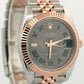 2025 PAPERS Rolex DateJust 41mm WIMBLEDOM Rhodium 18K Steel JUBILEE 126331 BOX