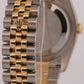 Rolex DateJust 36mm CHAMPAGNE DIAMOND 18K Gold Steel JUBILEE 116203 BOX