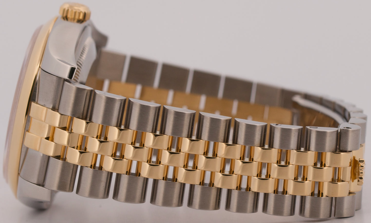 Rolex DateJust 36mm CHAMPAGNE DIAMOND 18K Gold Steel JUBILEE 116203 BOX
