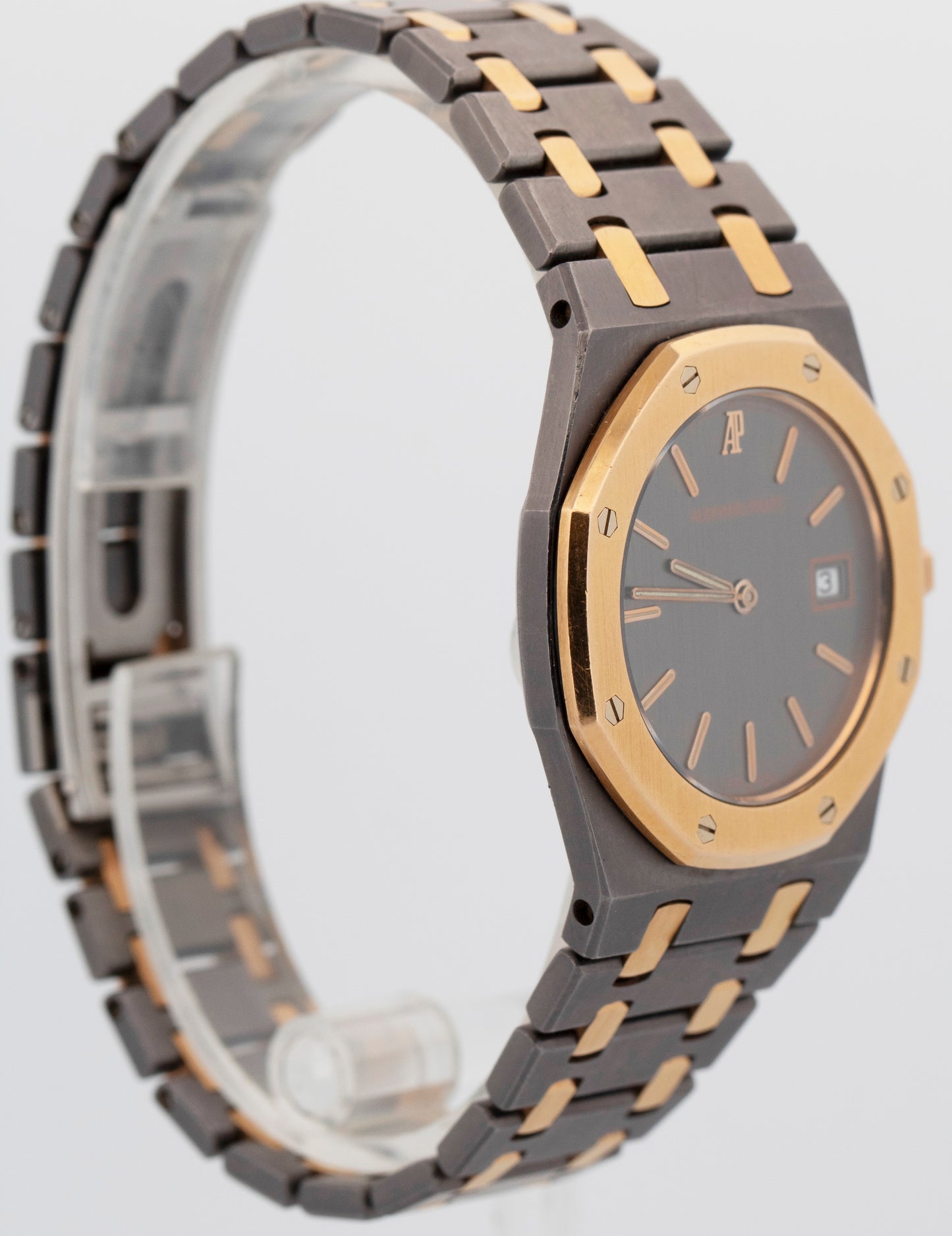 Audemars Piguet Royal Oak GRAY TANTALUM 18K Rose Gold Quartz 33mm 56175TR Watch