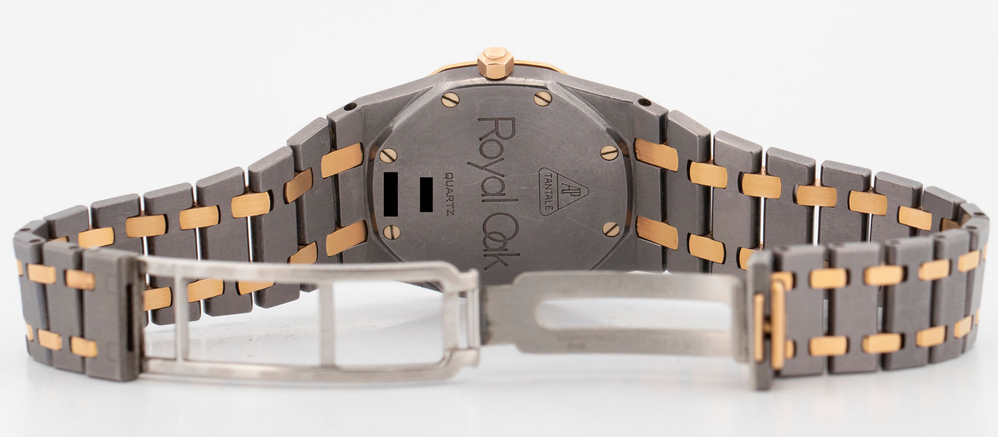 Audemars Piguet Royal Oak GRAY TANTALUM 18K Rose Gold Quartz 33mm 56175TR Watch