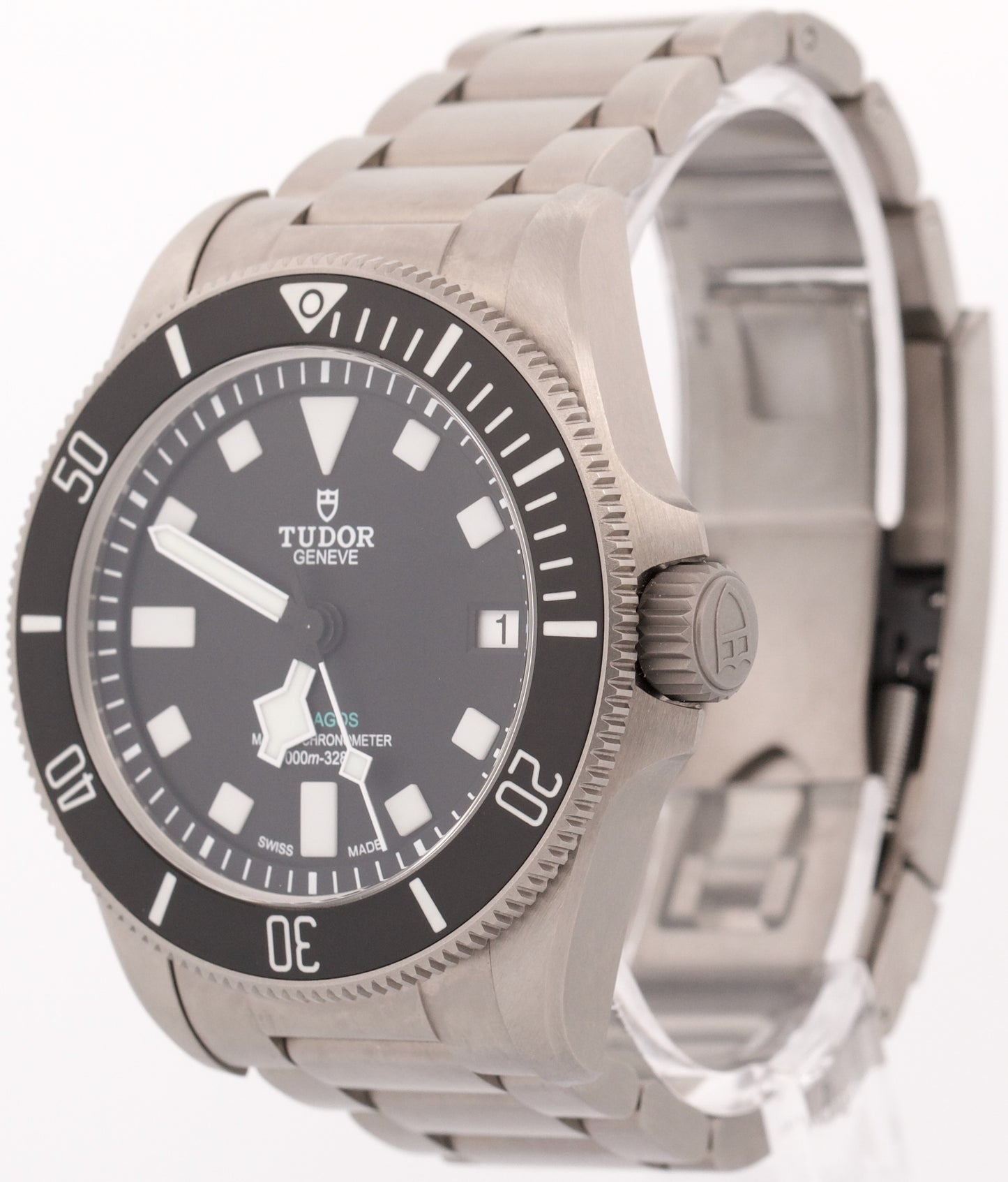 2025 PAPERS Tudor Pelagos Ultra Black TURQUOISE Titanium 2543C1A7NU 43mm BOX
