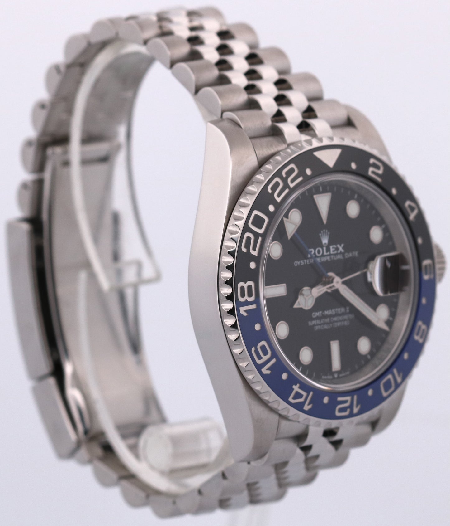 2021 PAPERS Rolex GMT-Master II BATGIRL Blue Steel JUBILEE 40mm 126710 BLNR BOX
