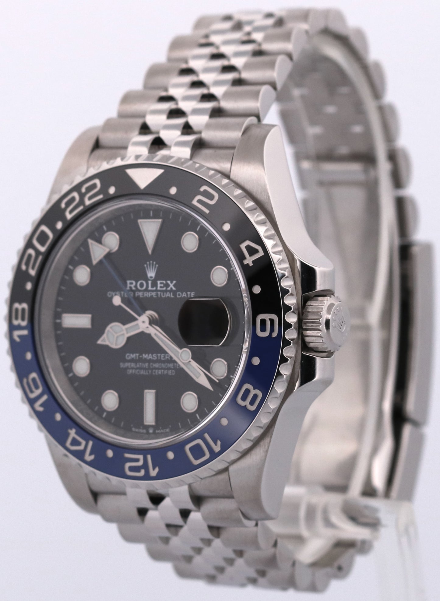 2021 PAPERS Rolex GMT-Master II BATGIRL Blue Steel JUBILEE 40mm 126710 BLNR BOX