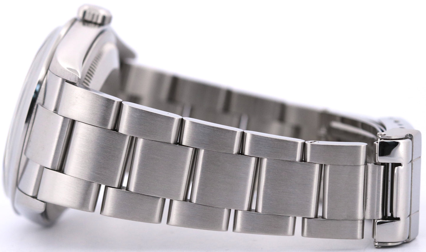 Rolex Explorer I BLACK 36mm 3-6-9 Stainless Steel MK2 Oyster NO-HOLES 114270