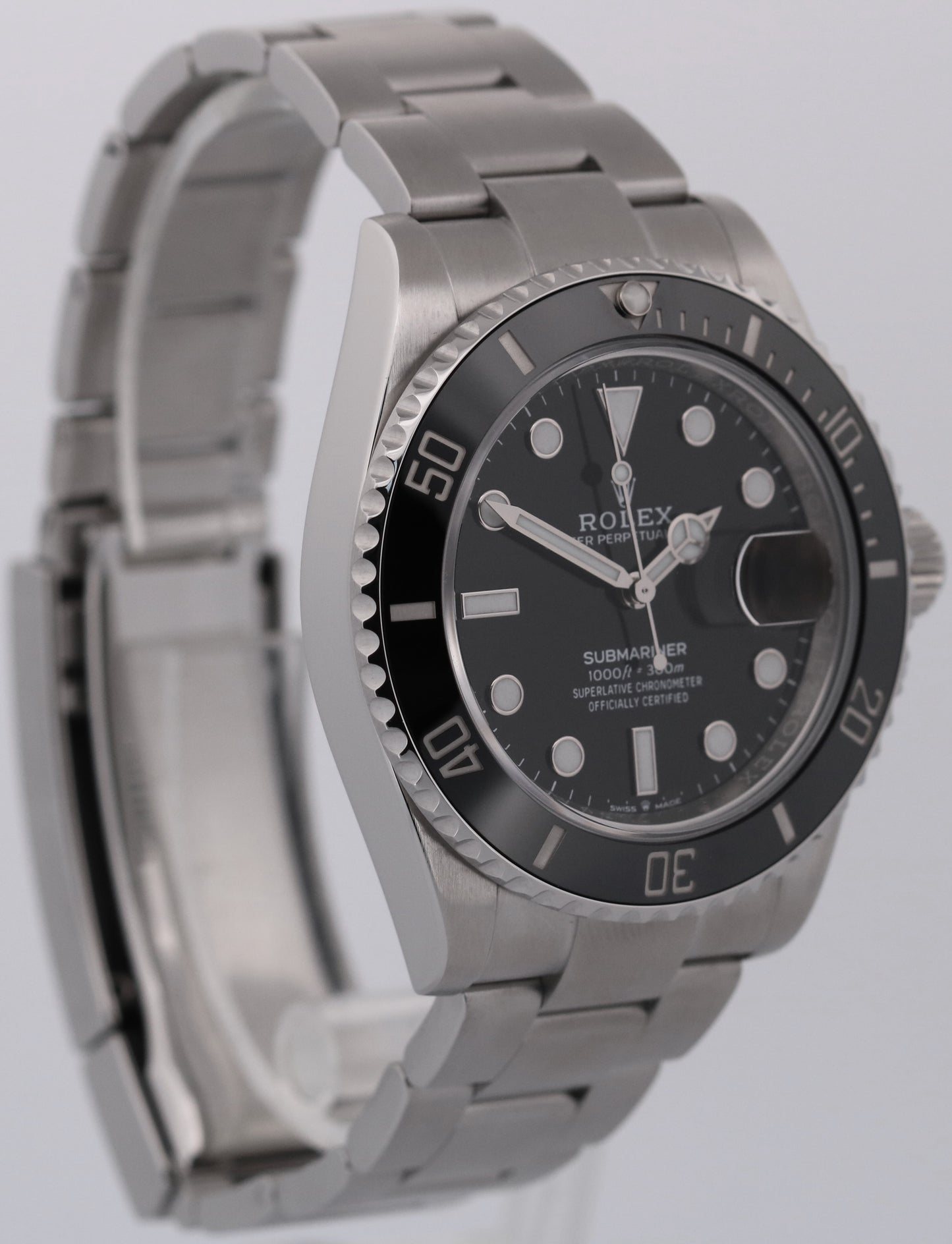 2023 PAPERS Rolex Submariner Date BLACK Ceramic Steel 41mm 126610 LN Watch BOX