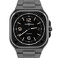 PAPERS Bell & Ross Black 40mm Black Ceramic Date Watch BR05A-BL-CE/SCE BOX