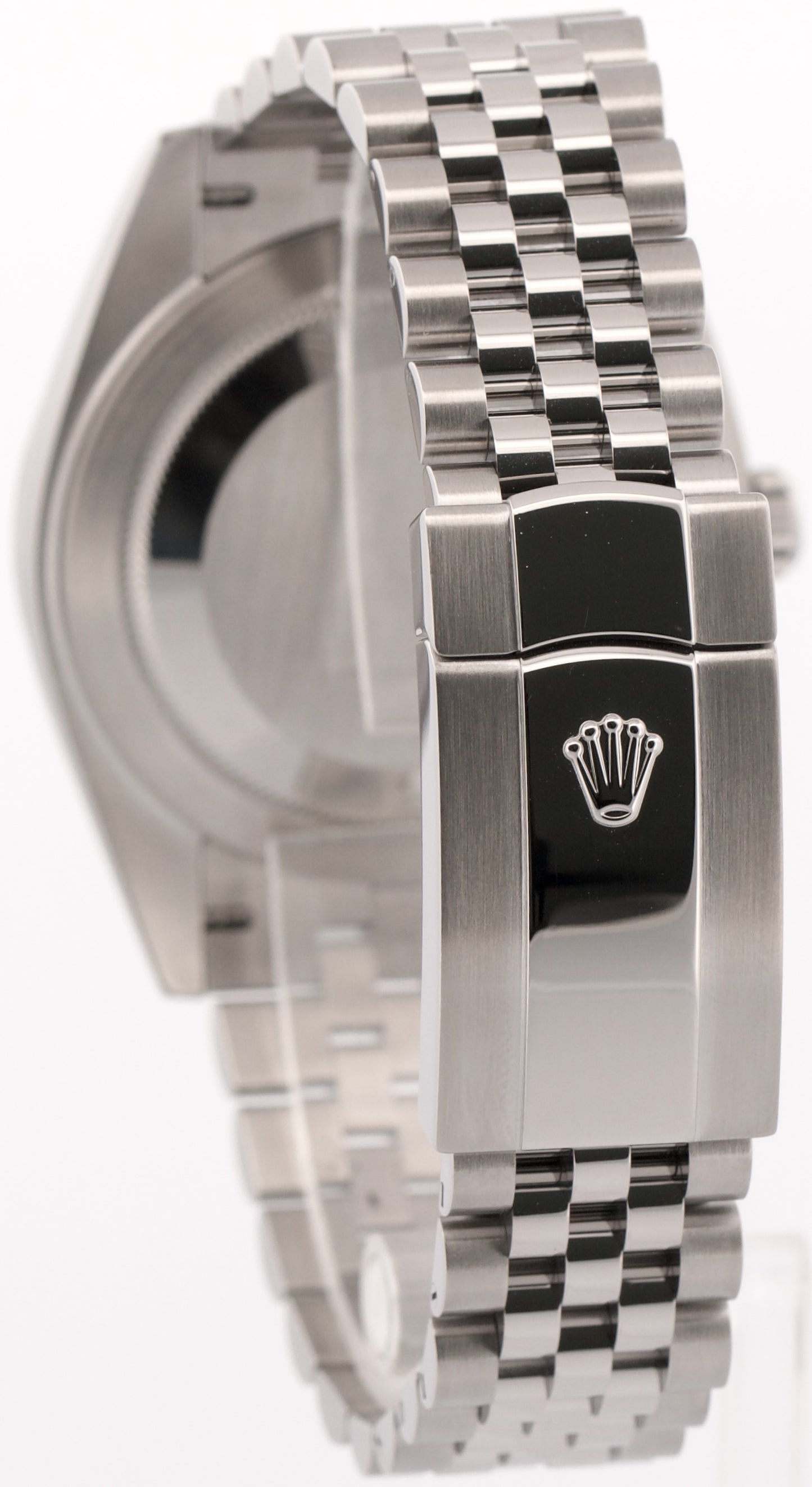 2021 PAPERS Rolex DateJust 41 WHITE 18K Steel JUBILEE Fluted 41mm 126334 BOX