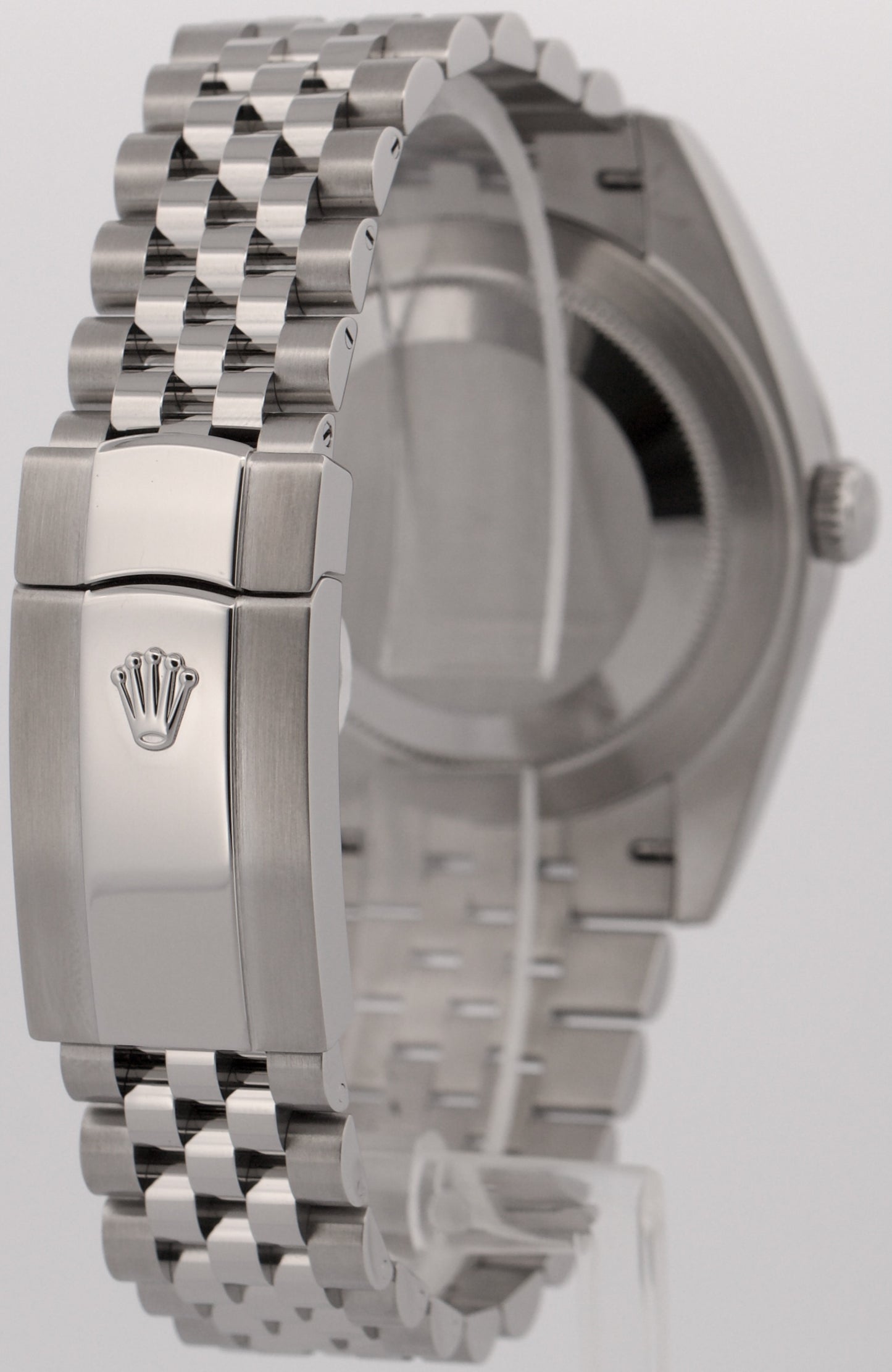 2021 PAPERS Rolex DateJust 41 WHITE 18K Steel JUBILEE Fluted 41mm 126334 BOX