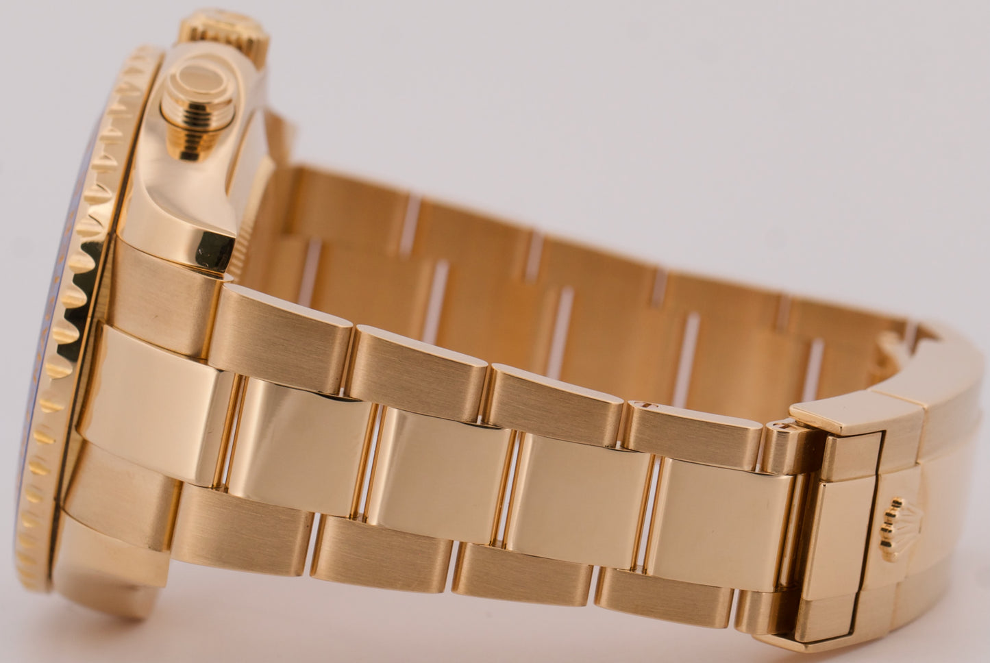 Rolex Yacht-Master II WHITE 18K Yellow Gold Blue Regatta Ceramic 44mm 116688