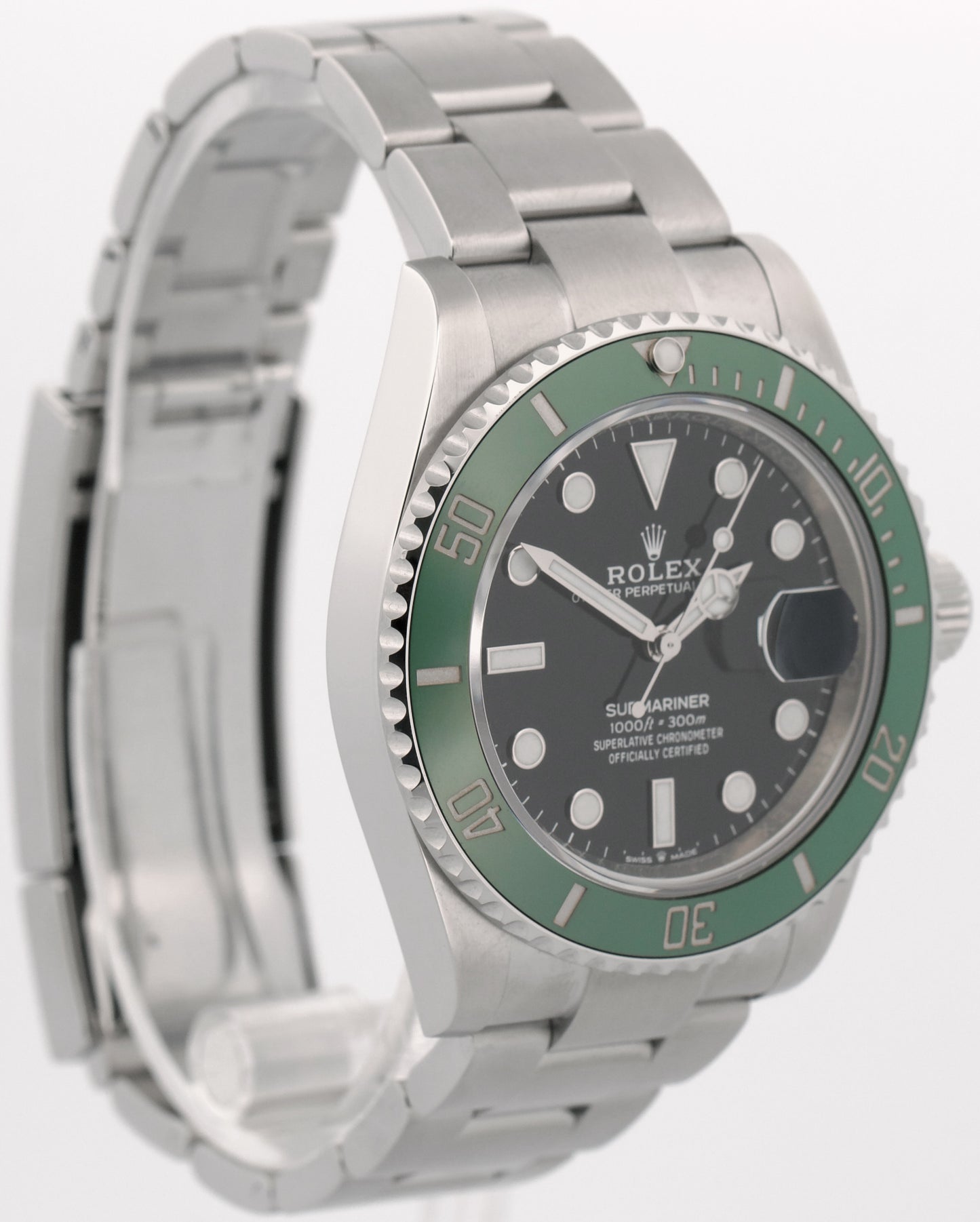 2024 PAPERS Rolex Submariner Date KERMIT GREEN Steel 41mm 126610 LV Watch BOX