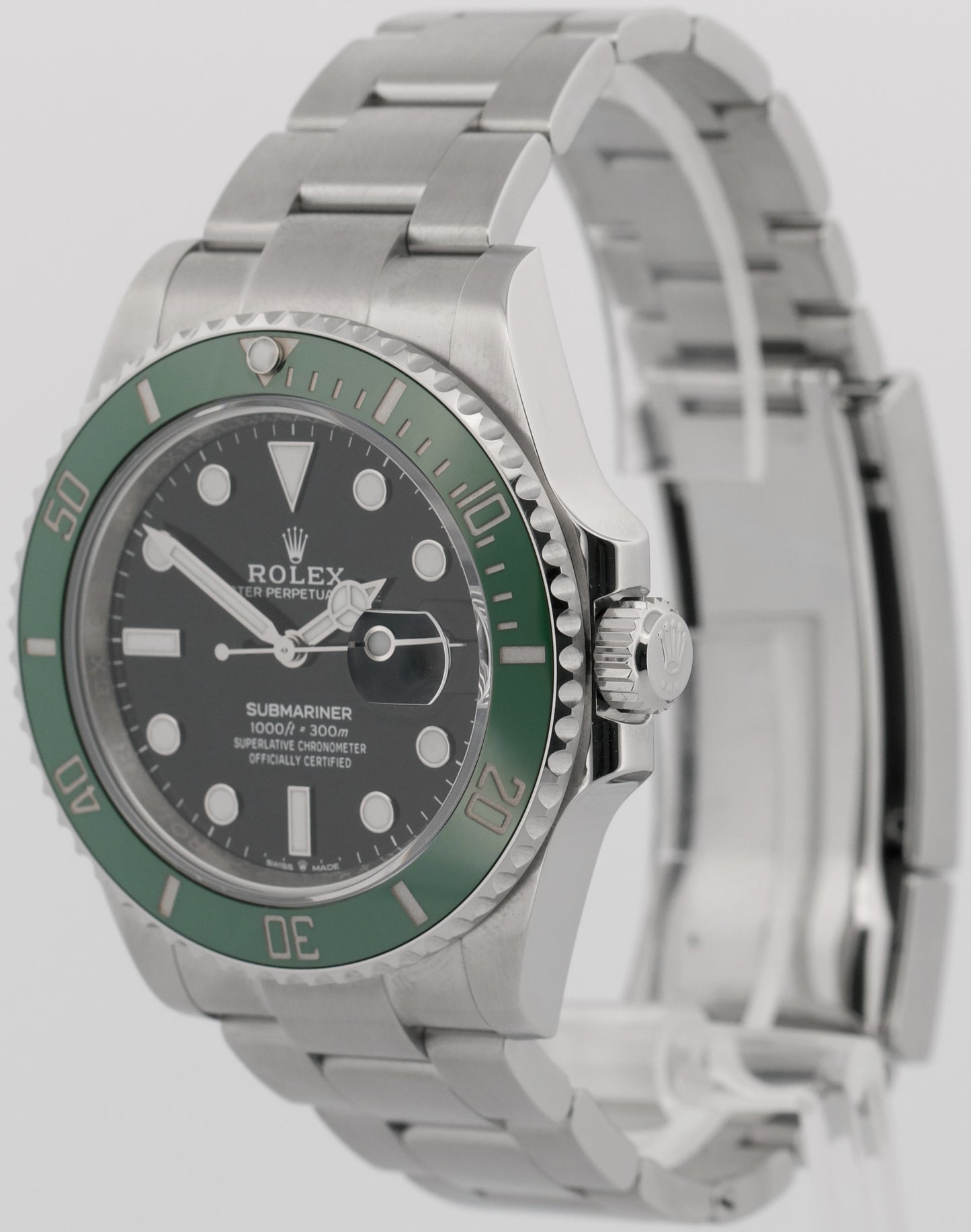 2024 PAPERS Rolex Submariner Date KERMIT GREEN Steel 41mm 126610 LV Watch BOX