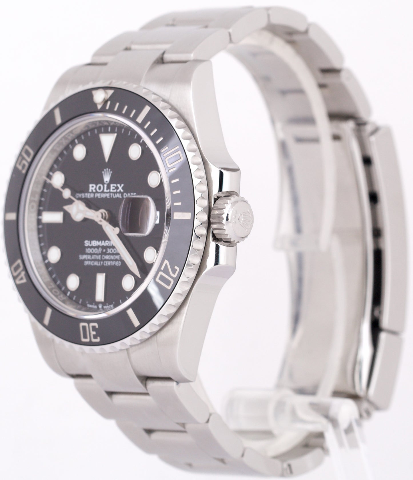 MINT 2021 PAPERS Rolex Submariner Date 41 BLACK Steel 41mm Watch 126610 LN BOX