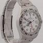2023 PAPERS Rolex Explorer II 42mm POLAR WHITE Date GMT Steel 226570 Watch BOX