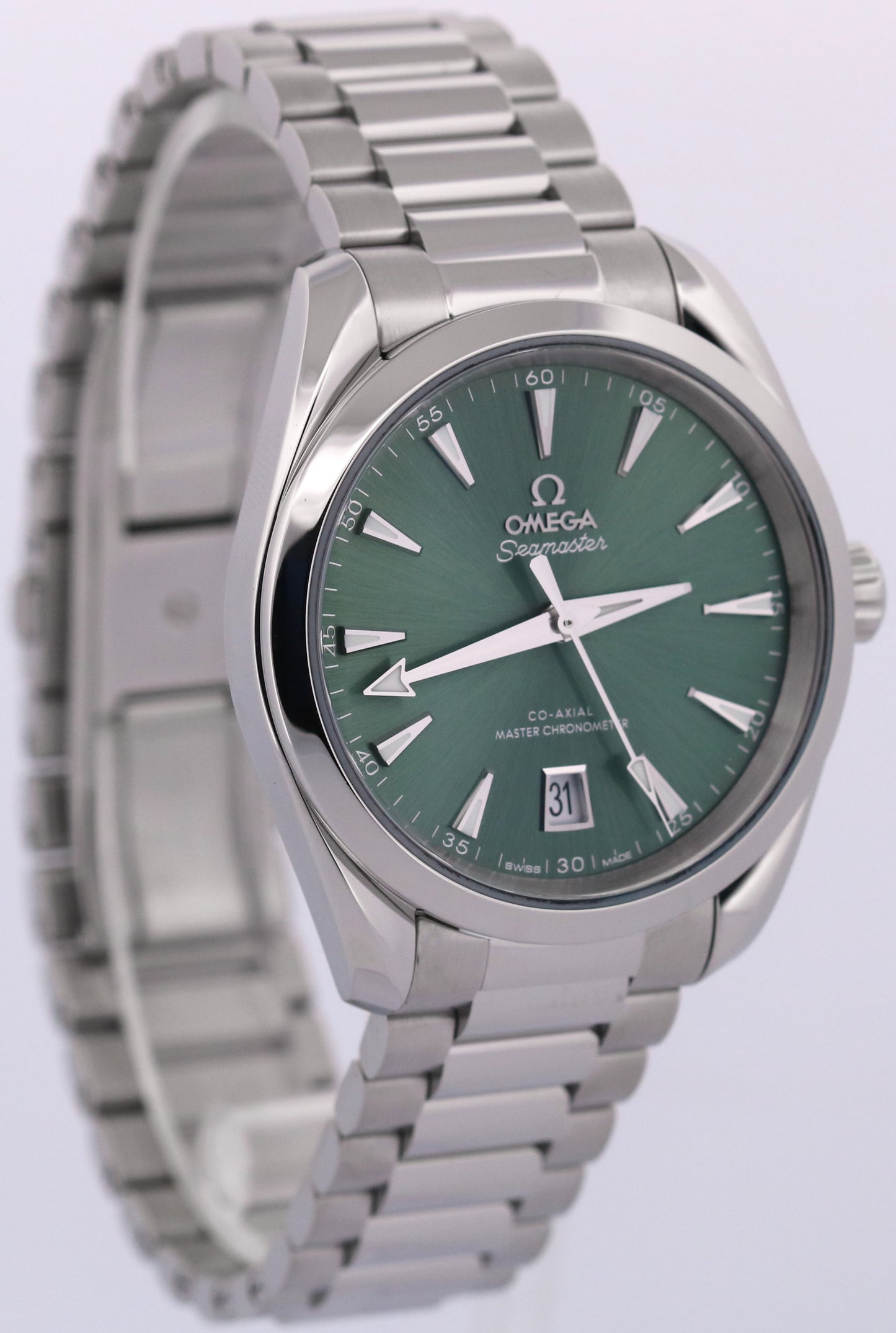 PAPERS Omega Seamaster Aqua Terra Shades GREEN 38mm 220.10.38.20.10.002 BOX
