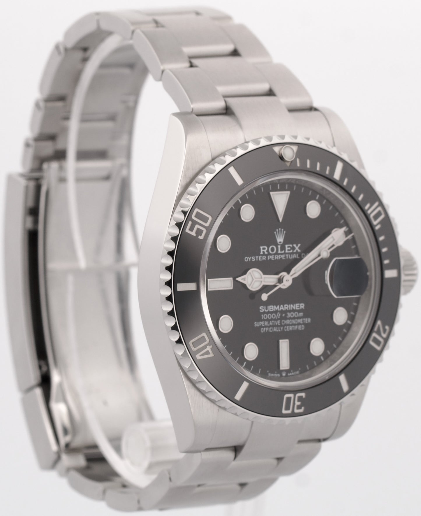 2024 PAPERS Rolex Submariner Date BLACK Ceramic Steel 41mm 126610 LN Watch BOX