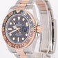 NEW PAPERS Rolex GMT-Master II 18K Rose Gold Steel ROOT BEER 126711 40mm BOX