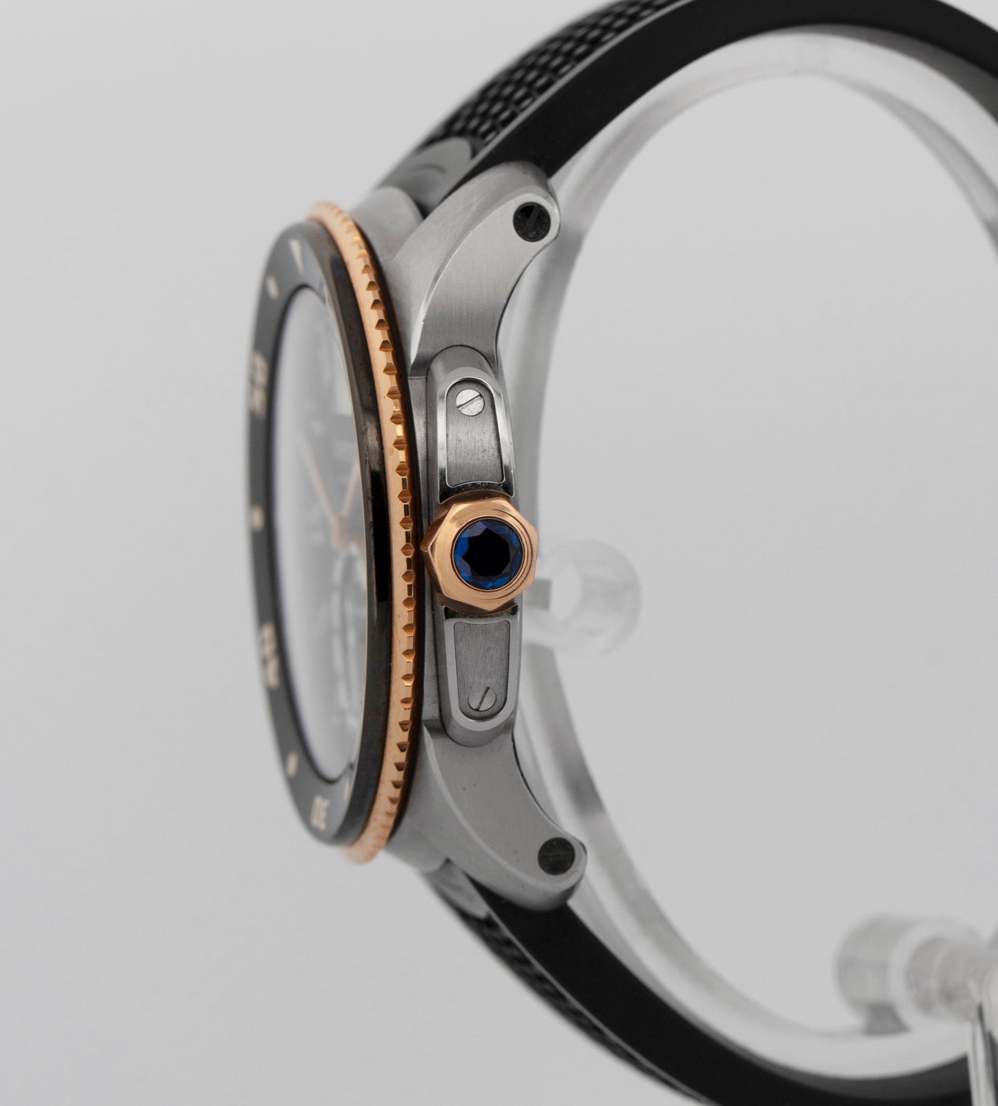 PAPERS Cartier Calibre Diver Date Two-Tone Rose Gold 42mm 3729 W7100055 Watch