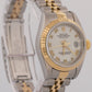 1994 PAPERS Rolex DateJust 26mm WHITE ROMAN 18K Gold Steel JUBILEE 69173 BOX